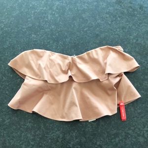 Tube top crop top